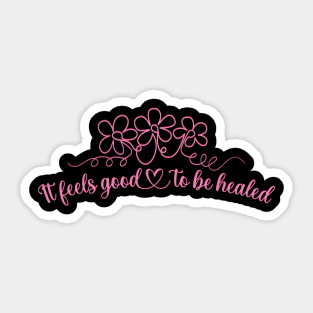 Breast Cancer fighting Design Sticker